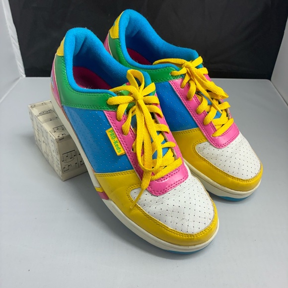 Retro Y2K Colorblock PRO-Keds Royal Court Sneaker Size 10 Rare Skittles Vintage‎ - Picture 2 of 15